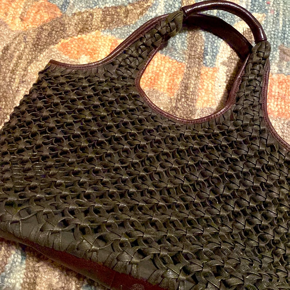 Banana Republic dark brown shoulder bag.
